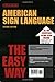 American Sign Language The Easy Way