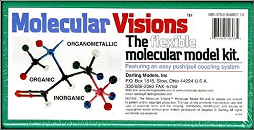 Molecular Visions (Organic, Inorganic, Organometallic) Molecular Model Kit #1 by Darling Models to accompany Organic Chemistry