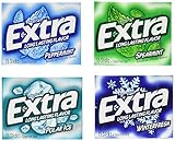 Extra sugarfree mint gum variety box, 18 count (3 pack)