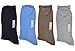 The Sock 4 Pack Assorted Mens Socks Crew Cut Comfortable Socks