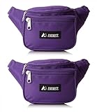 Everest Signature Fanny Pack Dark Purple Set of 2