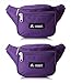Everest Signature Fanny Pack Dark Purple Set of 2