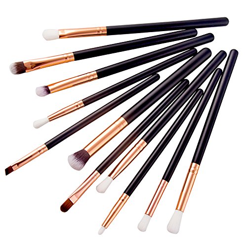 BeautyKate Makeup Brushes 12Pcs Cosmetic Brush Makeup Brush Sets Kits Tools