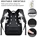 Laptop Backpack, Business Travel Slim Durable Anti Theft Laptops Backpack with USB Charging Port, Water Resistant College Backpack for Men Women Fits 15.6 Inch Laptop, Black