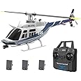Actualia 1/30 Scale C138 RC Helicopter with Camera, 2.4G 6CH Remote Control Aircraft with Altitude Hold and Optical Flow Positioning, One-Key Takeoff/Landing, for Adults Gift