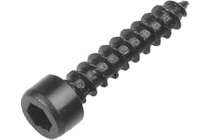 MOOPW Speaker Self Tapping Screws - Level 8.8 Carbon Steel Cylindrical Head Socket Cap Trumpet Machine Wood Screw M3 M4 M5 M6