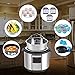 Accessories Kit for Instant Pot: 8 Pieces - Springform Cake Pan/Steamer Basket Inserts/Egg Steamer Rack/Silicone Egg Bites Molds/Oven Mitts/Magnetic Cheat Sheets Compatible with 6,8 Qt Instant Pot