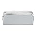 JEMIA Single Compartments Collection 1 Independent Zipper Chambers with Mesh, Zip Pockets Pencil Case (Gray, Polyester)