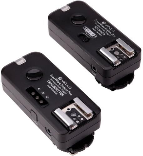 Vello FreeWave Fusion Pro Wireless Flash Trigger and Remote Control for Canon DSLRs(4 Pack)