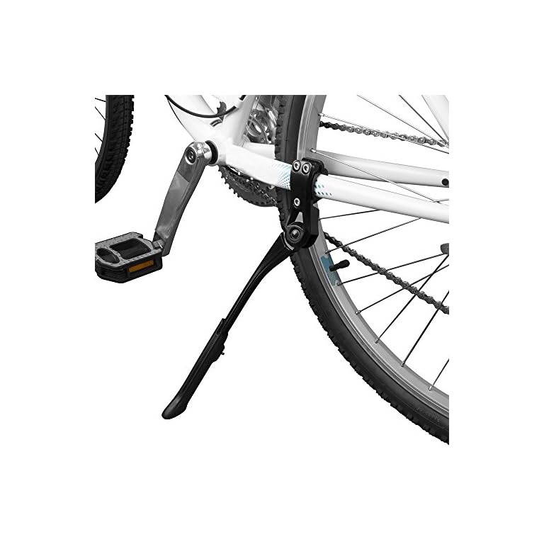 BV Bike Kickstand Alloy Adjustable Height Rear Side Bicycle Kick