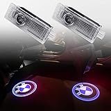 Car Door LED Logo Projector Light,Homose Ghost Shadow Welcome Lights Symbol Emblem Courtesy Step Lights Ground Lamp Kit (For BMW 2 Pack)