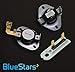 BlueStars 3387134 Cycling Thermostat 3392519 Dryer Thermal Fuse 3977767 High-Limit Thermostat - Compatible with Whirlpool Kenmore Maytag Dryers - Replaces PS11741405 PS11742185 PS11741460