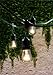 Bulbrite STRING15/E26-S14KT Outdoor, Garden, Patio, Wedding, Party, Holiday, Lawn, and Landscape String Light w/Incandescent Bulbs, 48-Feet, 15 Lights