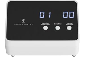 THIRDREALITY Zigbee Smart Watering Kit for Potted Plants, Indoor Plant Watering System, Hub Required, Compatible with Echo Devices with Zigbee Hub Built-in, Home Assistant, SmartThings, Hubitat, Homey