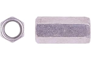 U-TURN FASTENERS, INC. U-Turn - 1/2-13 Coupling Nut Stainless Steel (1-1/4" Length) (5 Pack)