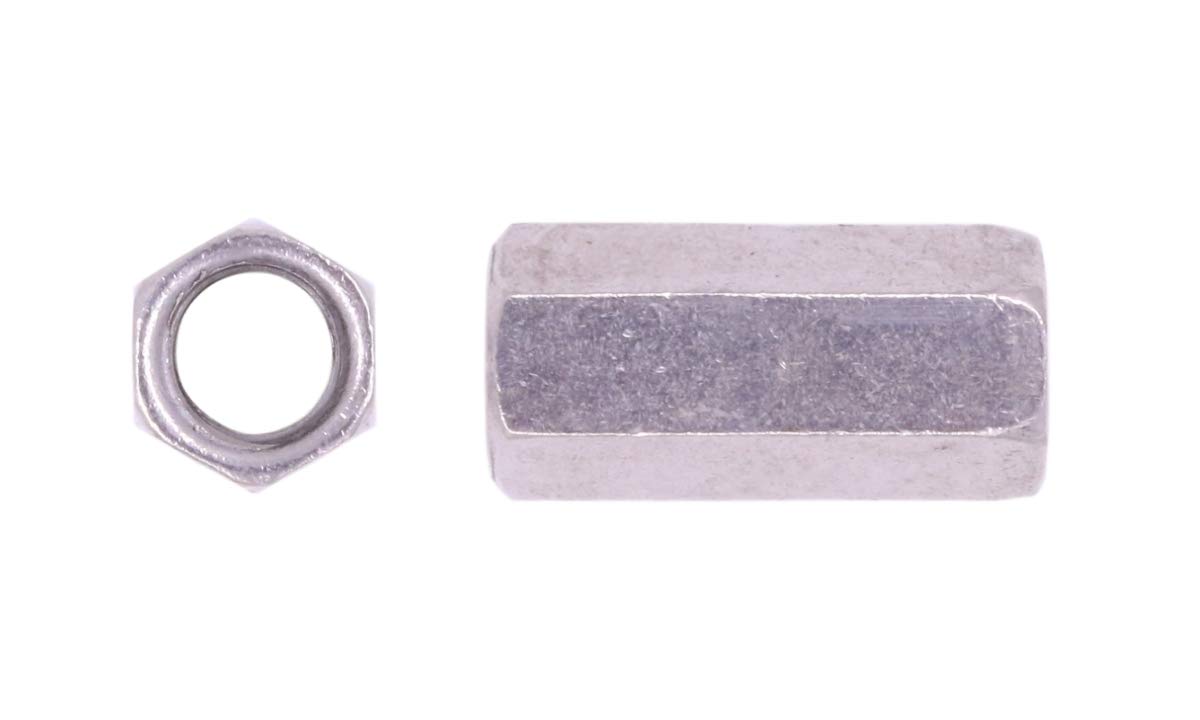 U-Turn - 1/2-13 Coupling Nut Stainless Steel (1-1/4" Length) (5 Pack)