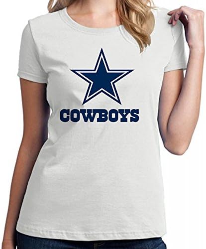 cowboy dallas team for Small White women T shirt