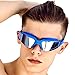 GAOGE Swimming Goggles No Leaking Anti Fog UV Protection Clear Triathlon Swim Goggles with Free Nose Clip, Ear Plugs Protection Case for Adult Men Women Youth Kids Child, Blue