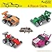 KareFLASH Building Block Vehicles Lego Compatible Bricks | 523 Pieces | Race Cars, SUVs, Military Trucks and Tanks | Pull Back Propulsion | Build and Play Race | Party Favors. Kids Just Love Them!