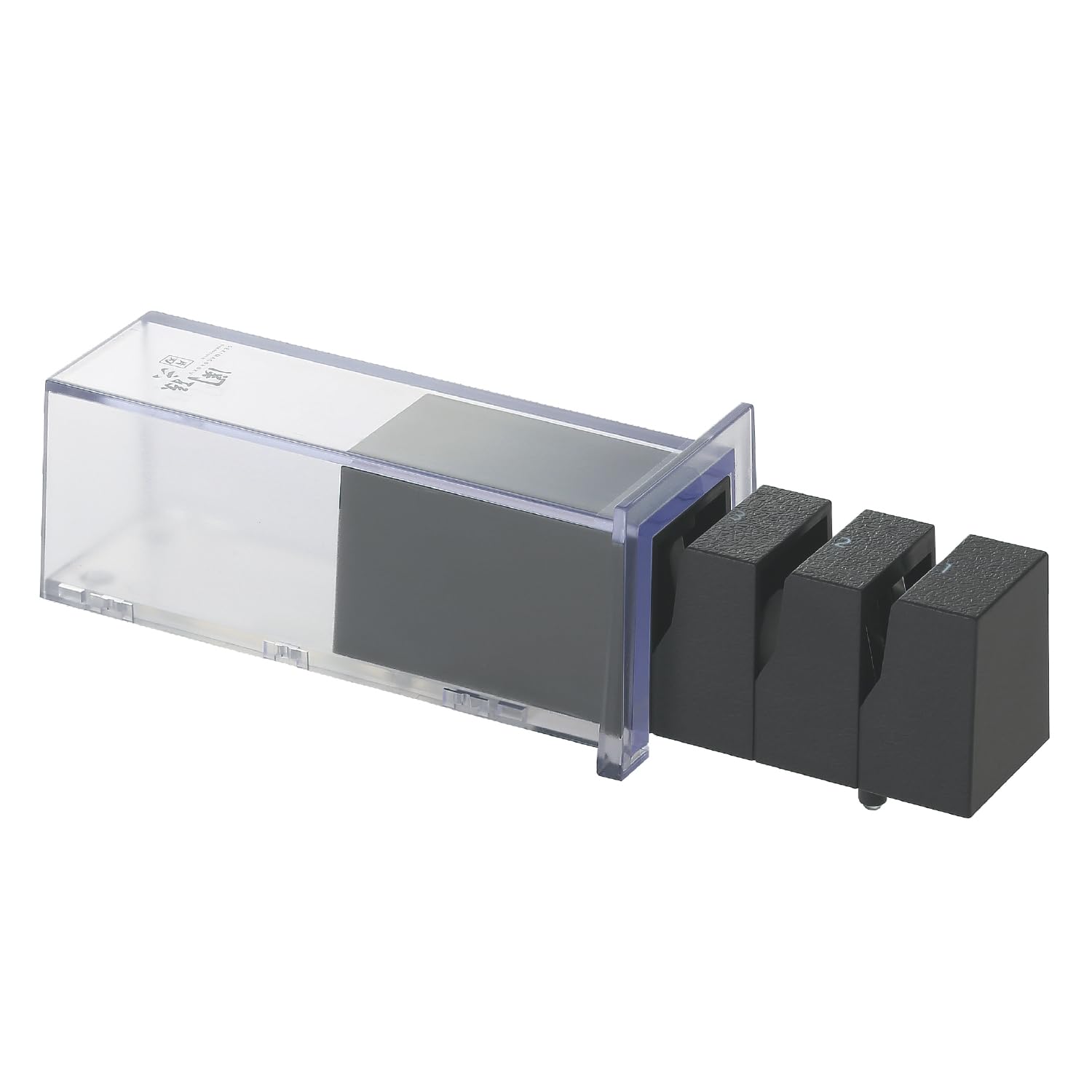 KAI Seki Magoroku Diamond and Ceramic Sharpener for Single-Beveled Blades - Ceramic grit 150 (2X), Diamond 270 (2X), Ceramic 1000 (2X) Dimensions 13.8 x 5.1 x 5.7 cm