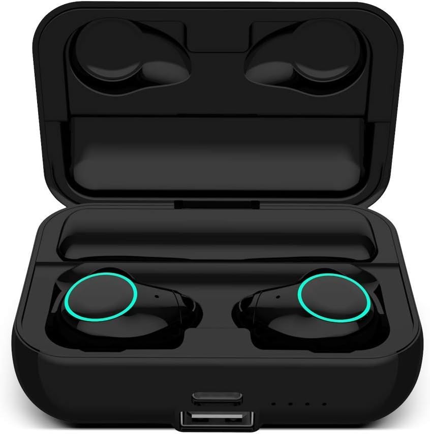 Arbily Bluetooth Earbuds Wireless in Ear Sport Jogging Earphone Bluetooth 5.0 with 3000mAh Battery 120 Hours Play Time IPX7 Waterproof Microphone for All Types of Phones