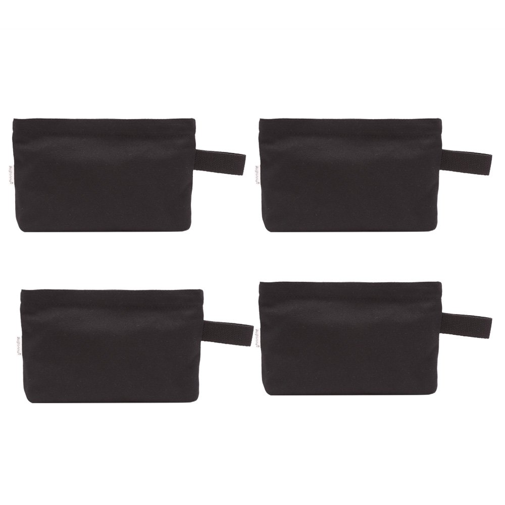 Augbunny Multi-Purpose Cotton Canvas Zipper Makeup Bag Pouch 4-Pack — image 1