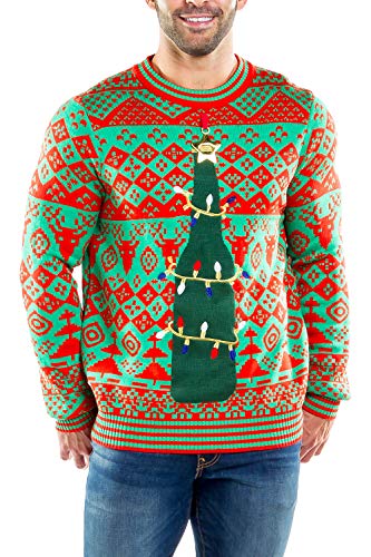 25 Most Awkward Costumes - Tipsy Elves Men's Bottle Opener Sweater: