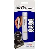 LensPen NLP-1 Camera Lens Cleaning Pen, White | Retractable Dust Removal Brush, Non-Liquid Cleaning Element, 12mm Round Cleaning Tip, 11cm Long