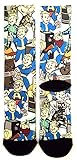 Fallout Vault Boy Collage 360 Sublimated All Over Print Crew Socks OS