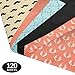 Note Card Cafe Premium Tissue Paper Set | 120 Gift Wrapping Sheets | 14 x 20 in | Mustaches, Arrow & Antlers Design | for Arts, Crafts, Gifts, DIY, Birthdays, Weddings, Showers, Decor, Packing