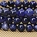 Natural Blue Sodalite Gemstone 8mm Round Beads Stretch Bracelet 7 Inch