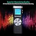 Digital Voice Recorder,TENSAFEE 8G Dictaphone Sound Recorder,Portable Rechargeable HD Audio Recorder,MP3 Player/A-B Repeat/One Touch Recording,Voice Recorders for Lectures/Meetings/Interviews/Class