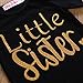 Viworld Baby Girls Clothes Little Big Sister T-Shirt Romper Pant Set (A-Little Sister, 0-6 Months)