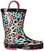 Western Chief Unisex-Child Kids Girls' Waterproof Easy-On Printed Rain Boot