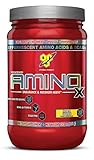 BSN Amino X Muscle Recovery & Endurance Powder with BCAAs, 10 Grams of Amino Acids, Keto Friendly, Caffeine Free, Flavor: Tropical Pineapple, 30 servings (Packaging may vary)