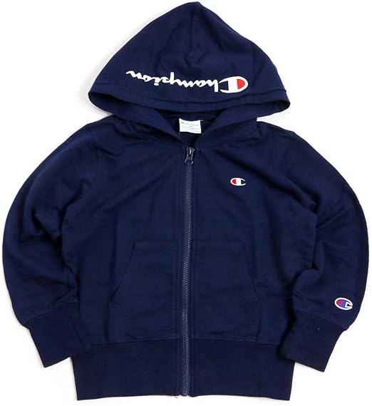 Amazon チャンピオン Champion スウェット ジップパーカー ベーシック無地 キッズ ユース 100cm 110cm 1cm 130cm 140cm 子供服 男の子 女の子 長袖110cm ネイビー Cs4959 トレーナー パーカー 通販