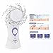 Flend Facial Cleansing Brush, 3-in-1 Waterproof Women Epilator and Hair Shaver, Rechargeable Facial Brush Set for Gentle Exfoliating, Massaging and Removing
