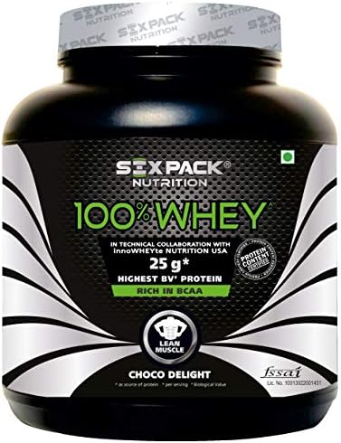 Six Pack Nutrition Isolate Concentrate Blend Whey Protein Powder, 2 kg (Choco Delight)