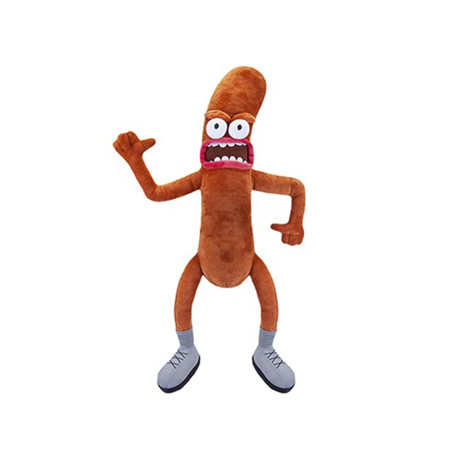 Peperami Plush 2-40 cm (1 Pc.) - Soft & Cuddly Pork Jerky Snack Toy with Embroidered Detail, Perfect for Fans & Collectors