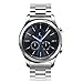 Oitom Stainless Steel Bands for Galaxy Watch 46mm Galaxy S3 Classic/Frontier,22mm Premium Metal Replacement Band(Silver)