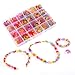 KANKANWO Children's DIY Colorful Acrylic Beads Toy Hair hoop Beads Bracelet Hair Clasp Necklace Kids Handmade Gifts for Early Childhood Education Toys (Translucent)