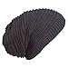 LETHMIK Functional Slouchy Beanie Unisex Skully Hat Warm Infinity Scarf in 3 Colors ,Gray,One Size (Elastic)