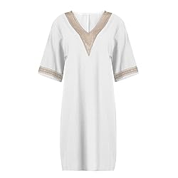 Cotton Linen Dresses For Women 2023,Trendy Summer