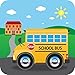 School Bus Deluxe Party Supplies Pack (123 Pieces for 16 Guests) - School Bus Party Supplies, School Bus Birthday Plates and Napkins, School Graduation Decorations, Transportation Party, Blue Orchards