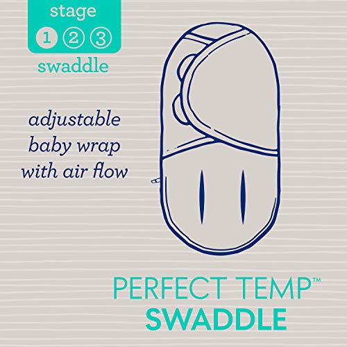SwaddleMe Original Luxe Edition with Easy Change Zipper, 2pk Watercolor