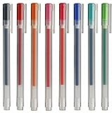 Muji Gel Ink Ballpoint Pens 0.5mm 8-colors Set