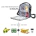 E-manis Insulated Lunch Bag Lunch Box Cooler Bag with Shoulder Strap for Men Women Kids (gray)