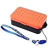 Stylrtop-Earthworm-Bait-Lure-Fishing-Tackle-Box-2-Compartments-with-Wrist-Strap