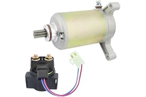 Soarider Starter & Relay for Yamaha Warrior 350 YFM350 1987-2003| Big Bear 350 4x4 1987-1996| Moto-4 350 1987-1995| Kodiak 400 1993-1995| TerraPro 350 1988, 1UY-81890-00-00 18756 SMU0065 410-54018