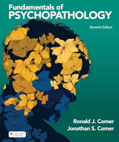 Amazon.com: Fundamentals of Psychopathology: 9781319472511: Comer